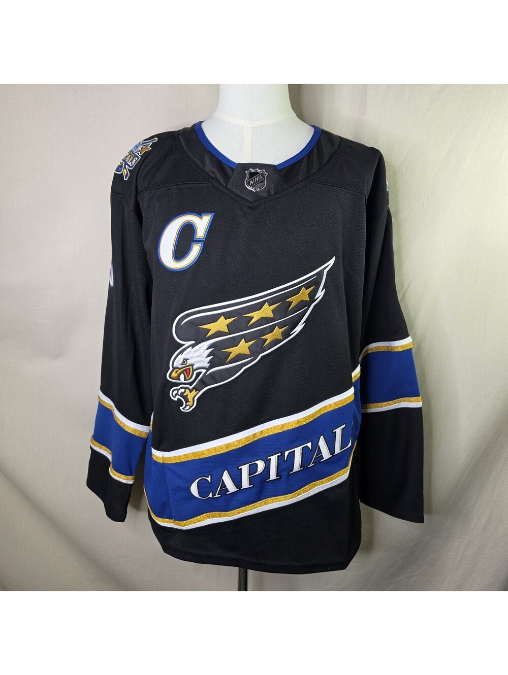 Fanatics Capitals Ovechkin Jersey 50 Screaming Eagle 50th NHL NWOT